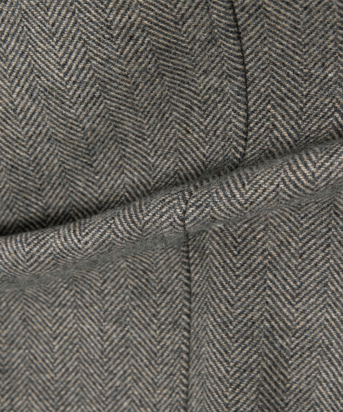 MINDBRIDGE（マインドブリッジ）の「[COUTURE]ヘリンボーンオーバーサイズバルマカンロングコート（チェスターコート・メンズ・ダークベージュ・95/100/105/110）」の3枚目の写真