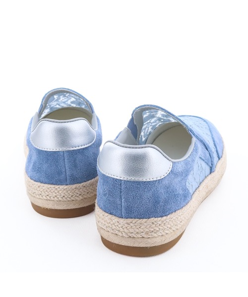 あしながおじさん（アシナガオジサン）の「ジュートメッシュスリッポン　5110001（スニーカー・レディース・ブラック/ライトブルー/ホワイト×ホワイト・22.5cm/23cm/23.5cm/24cm/24.5cm）」の10枚目の写真