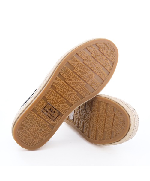 あしながおじさん（アシナガオジサン）の「ジュートメッシュスリッポン　5110001（スニーカー・レディース・ブラック/ライトブルー/ホワイト×ホワイト・22.5cm/23cm/23.5cm/24cm/24.5cm）」の17枚目の写真