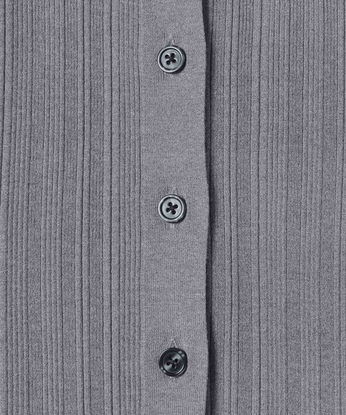 JEANASIS（ジーナシス）の「12Gランダムリブポロ2P/635587（セットアップ・レディース・グレー/ライトイエロー/ブラック・FREE）」の17枚目の写真