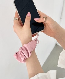 SOLLON.（ソルロン）の「PUギャザースマホストラップ（スマホグッズ）」