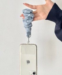 SOLLON.（ソルロン）の「PUギャザースマホストラップ（スマホグッズ）」