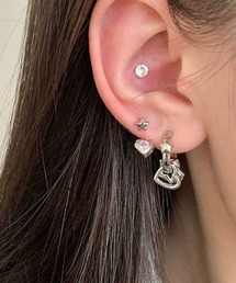 B.I.D.（ビーアイディー）の「《Bz》ハート＆スターピアス(RZ)（ピアス（両耳用））」