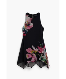 Desigual（デシグアル）の「フラワーチュールアシンメトリーミディドレス（ワンピース）」