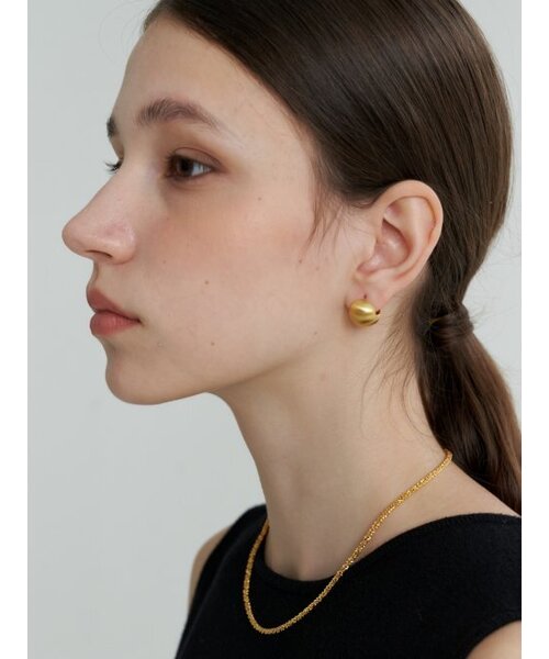 LOVE ME MONSTER（ラブミーモンスター）の「Pure Chic Ball Earrings M_GD (L233MER060)（ピアス（両耳用）・レディース・ゴールド・FREE）」の6枚目の写真