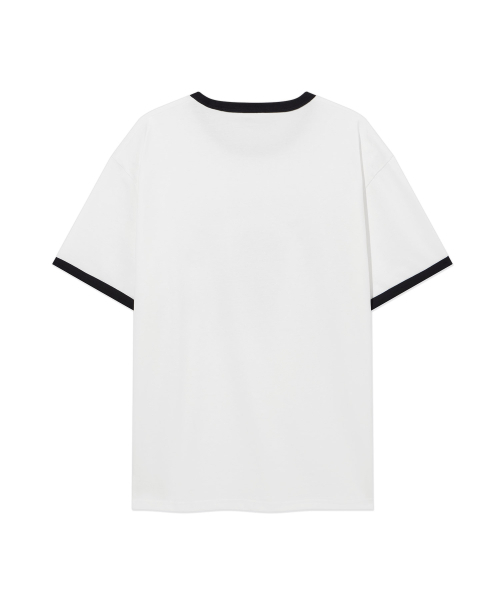 COVERNAT（カバーナット）の「[YOSIGO] サンベイディングリンガーTシャツ ホワイト（Tシャツ/カットソー・レディース・その他・L/XL/XXL/XS/S/M）」の2枚目の写真