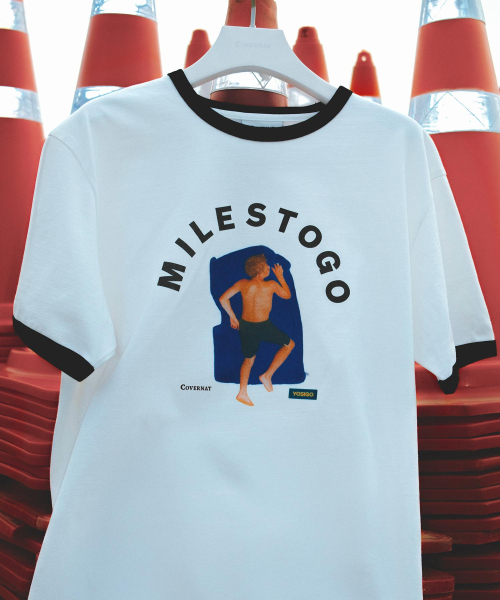 COVERNAT（カバーナット）の「[YOSIGO] サンベイディングリンガーTシャツ ホワイト（Tシャツ/カットソー・レディース・その他・L/XL/XXL/XS/S/M）」の4枚目の写真