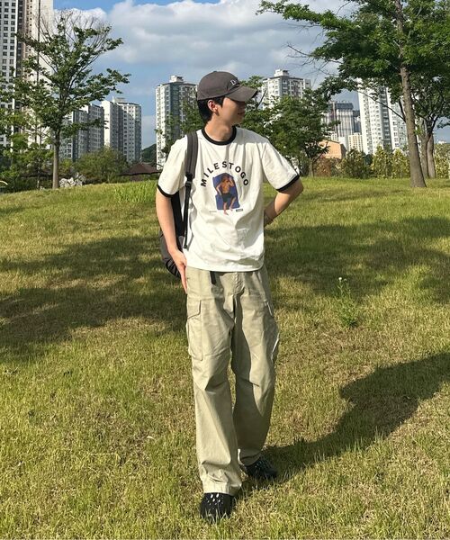 COVERNAT（カバーナット）の「[YOSIGO] サンベイディングリンガーTシャツ ホワイト（Tシャツ/カットソー・レディース・その他・L/XL/XXL/XS/S/M）」の6枚目の写真