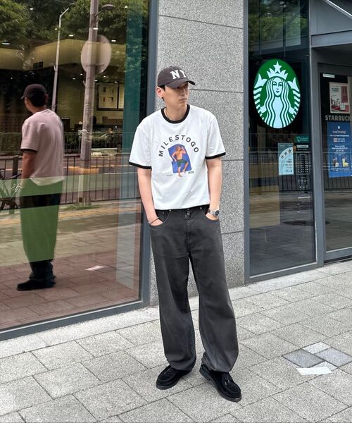 COVERNAT（カバーナット）の「[YOSIGO] サンベイディングリンガーTシャツ ホワイト（Tシャツ/カットソー・レディース・その他・L/XL/XXL/XS/S/M）」の9枚目の写真