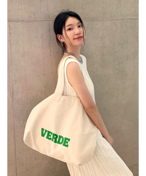Bb' BENETTON(ビーフラットベネトン)の「カラータイポエコバッグ (アイボリー)(エコバッグ/サブバッグ・レディース・その他・ONE SIZE)」の1枚目の写真