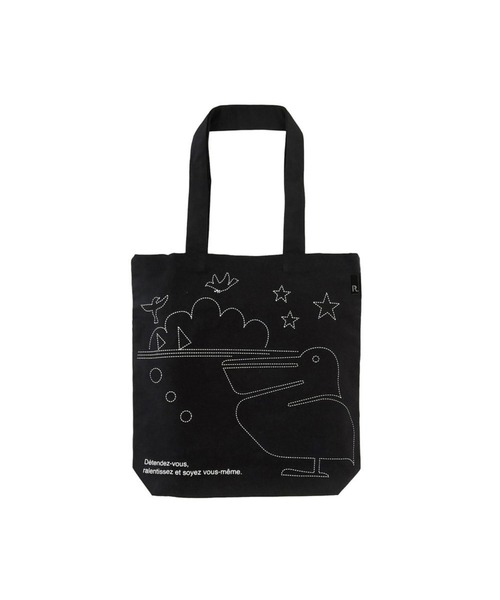 ROOTOTE（ルートート）の「ルートート / SC.トール.リサイクルコットン-C（トートバッグ・メンズ・ピンク/オレンジ/ミント/グレー/ブラック/アイボリー・FREE）」の3枚目の写真