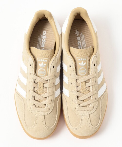 adidas(アディダス)の「【WEB限定】adidas / GAZELLE INDOOR(スニーカー・レディース・ベージュ/ブラウン/ブルー・24.5/24/23.5/23/25)」の4枚目の写真