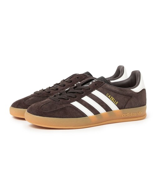 adidas(アディダス)の「【WEB限定】adidas / GAZELLE INDOOR(スニーカー・レディース・ベージュ/ブラウン/ブルー・24.5/24/23.5/23/25)」の6枚目の写真
