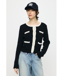 MOUSSY | FANCY YARN BI COLOR カーディガン(カーディガン/ボレロ)