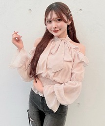 NOMAE（ノーマエ）の「アメスリリボンフリルブラウス（シャツ/ブラウス）」