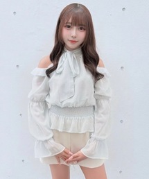 NOMAE（ノーマエ）の「アメスリリボンフリルブラウス（シャツ/ブラウス）」