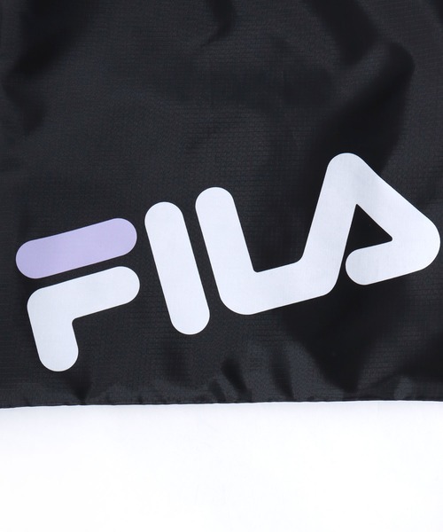 FILA(フィラ)の「FILA(フィラ)ブランドロゴプリント ナップサック/リュック(バックパック/リュック・メンズ・ブラック×ゴールド/ブラック×パープル/ブラック×ブルー/ブラック×レッド/ブラック・FREE)」の14枚目の写真