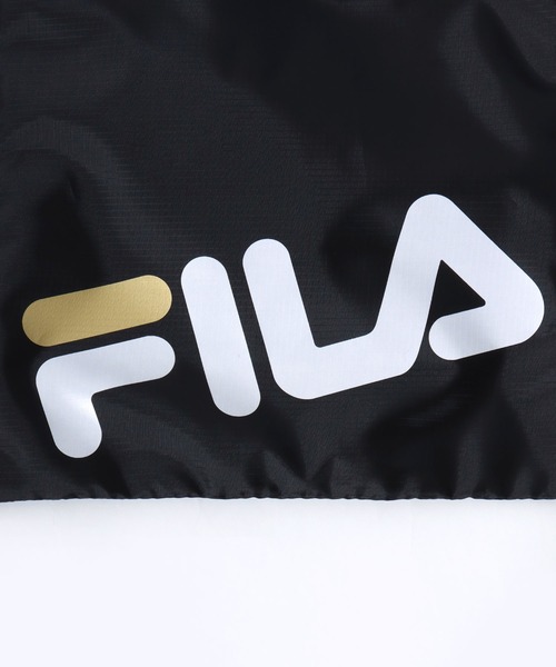 FILA(フィラ)の「FILA(フィラ)ブランドロゴプリント ナップサック/リュック(バックパック/リュック・メンズ・ブラック×ゴールド/ブラック×パープル/ブラック×ブルー/ブラック×レッド/ブラック・FREE)」の20枚目の写真
