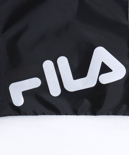 FILA(フィラ)の「FILA(フィラ)ブランドロゴプリント ナップサック/リュック(バックパック/リュック・メンズ・ブラック×ゴールド/ブラック×パープル/ブラック×ブルー/ブラック×レッド/ブラック・FREE)」の12枚目の写真