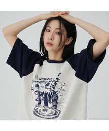 ドリーミングレグランオーバーサイズ半袖Tシャツ7色