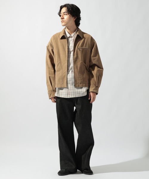 niko and...(ニコアンド)の「リジットワイドデニムパンツ(デニムパンツ・メンズ・ブラック/インディゴブルー・LARGE/MEDIUM)」の21枚目の写真