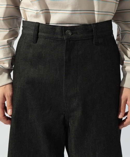 niko and...(ニコアンド)の「リジットワイドデニムパンツ(デニムパンツ・メンズ・ブラック/インディゴブルー・LARGE/MEDIUM)」の6枚目の写真