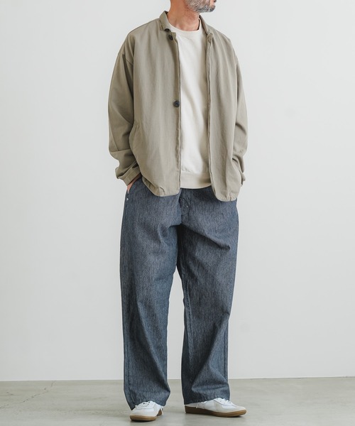 quadro(クオドロ)の「スーパーインレイ布帛切替テーラードジャケット(Tシャツ/カットソー・メンズ・スミクロ/モカ・LARGE/MEDIUM)」の17枚目の写真