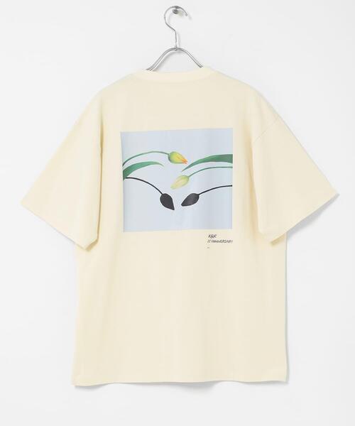 KBF(ケイビーエフ)の「『別注』Lee Izumida×KBF プリントTEE(Tシャツ/カットソー・レディース・アイボリー/ピンク/ネイビー・ONE)」の10枚目の写真