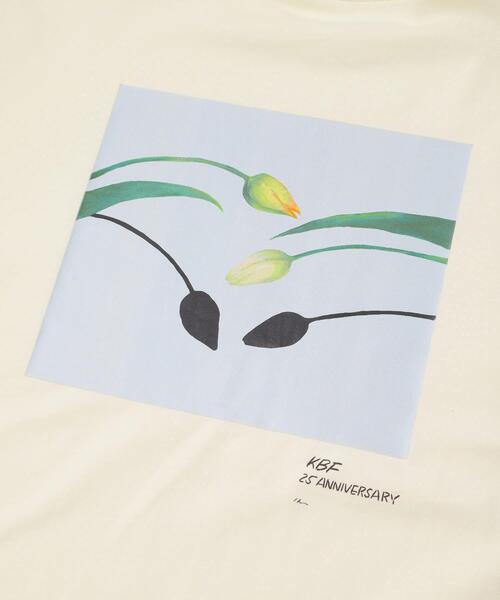 KBF(ケイビーエフ)の「『別注』Lee Izumida×KBF プリントTEE(Tシャツ/カットソー・レディース・アイボリー/ピンク/ネイビー・ONE)」の11枚目の写真