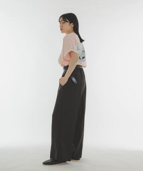 KBF(ケイビーエフ)の「『別注』Lee Izumida×KBF プリントTEE(Tシャツ/カットソー・レディース・アイボリー/ピンク/ネイビー・ONE)」の17枚目の写真