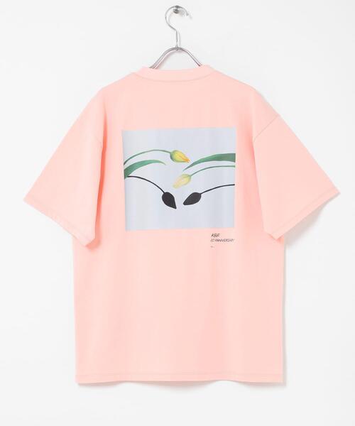 KBF(ケイビーエフ)の「『別注』Lee Izumida×KBF プリントTEE(Tシャツ/カットソー・レディース・アイボリー/ピンク/ネイビー・ONE)」の20枚目の写真