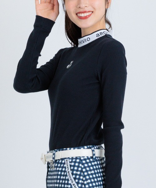 archivio(アルチビオ)の「<LADIES>バックリボンリブプルオーバー(その他トップス・レディース・ネイビー/ホワイト/ライトブルー・M/S/L)」の9枚目の写真
