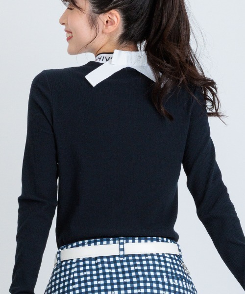 archivio(アルチビオ)の「<LADIES>バックリボンリブプルオーバー(その他トップス・レディース・ネイビー/ホワイト/ライトブルー・M/S/L)」の10枚目の写真