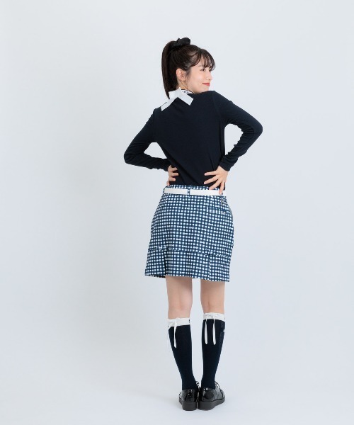 archivio(アルチビオ)の「<LADIES>バックリボンリブプルオーバー(その他トップス・レディース・ネイビー/ホワイト/ライトブルー・M/S/L)」の13枚目の写真