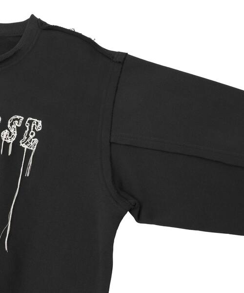 CONVERSE TOKYO(コンバーストウキョウ)の「DAMAGED EMBROIDED LOGO SWEAT(スウェット・レディース・グリーン/グレー/ブラック・MEDIUM/SMALL)」の17枚目の写真