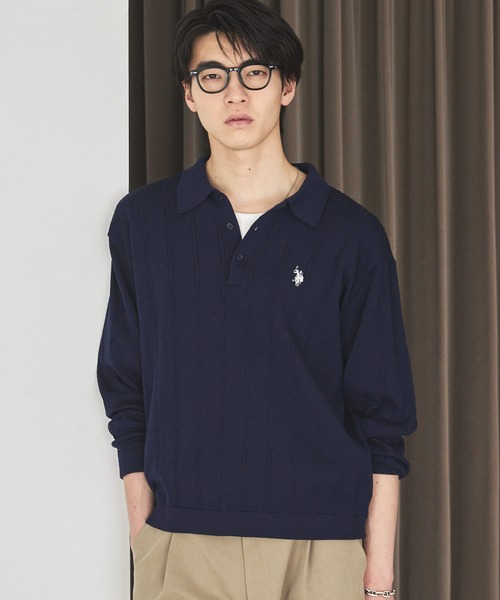U.S. POLO ASSN.針抜きポロニット（ニット/セーター）｜U.S. POLO ASSN