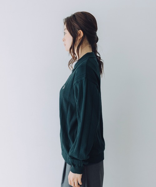 U.S. POLO ASSN.(ユーエスポロアッスン)の「U.S. POLO ASSN. 別注 針抜きポロニット(ニット/セーター・メンズ・ネイビー/グレー/ブラック/グリーン/ベージュ/ブラウン・S/M/L/XS)」の17枚目の写真