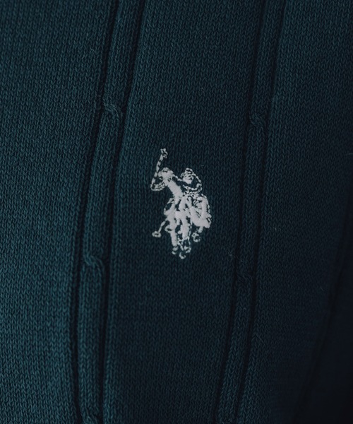 U.S. POLO ASSN.(ユーエスポロアッスン)の「U.S. POLO ASSN. 別注 針抜きポロニット(ニット/セーター・メンズ・ネイビー/グレー/ブラック/グリーン/ベージュ/ブラウン・S/M/L/XS)」の10枚目の写真