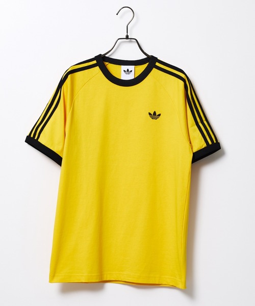 adidas(アディダス)の「【adidas originals/アディダスオリジナルス】3-STRIPES TEE / 3ストライプ 半袖Tシャツ/DB785/LIMITED(Tシャツ/カットソー・メンズ・イエロー/ブルー/ダークネイビー・XL/L/M)」の4枚目の写真
