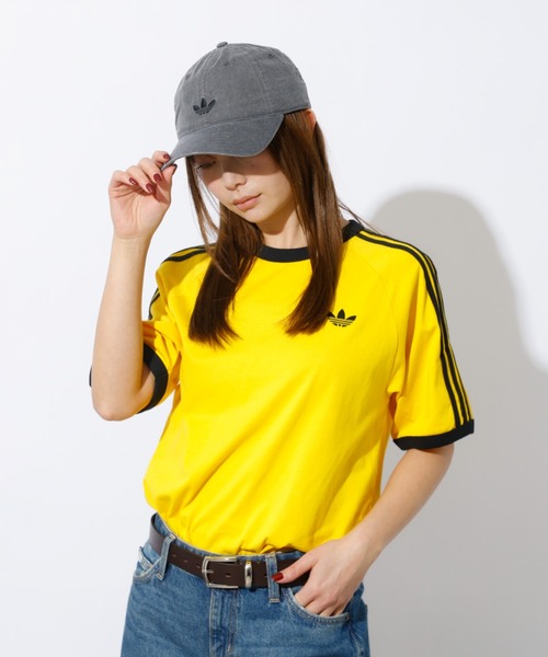 adidas(アディダス)の「【adidas originals/アディダスオリジナルス】3-STRIPES TEE / 3ストライプ 半袖Tシャツ/DB785/LIMITED(Tシャツ/カットソー・メンズ・イエロー/ブルー/ダークネイビー・XL/L/M)」の10枚目の写真