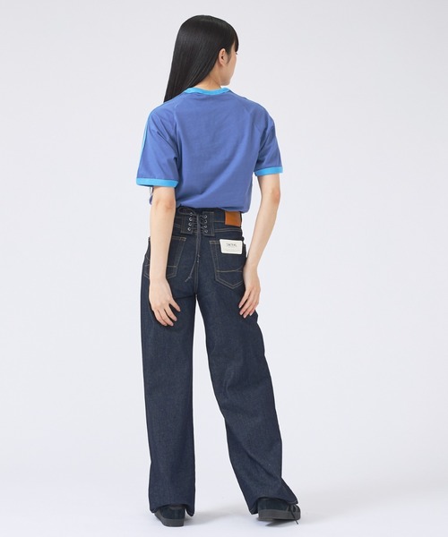 adidas(アディダス)の「【adidas originals/アディダスオリジナルス】3-STRIPES TEE / 3ストライプ 半袖Tシャツ/DB785/LIMITED(Tシャツ/カットソー・メンズ・イエロー/ブルー/ダークネイビー・XL/L/M)」の13枚目の写真