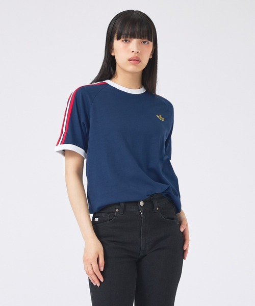 adidas(アディダス)の「【adidas originals/アディダスオリジナルス】3-STRIPES TEE / 3ストライプ 半袖Tシャツ/DB785/LIMITED(Tシャツ/カットソー・メンズ・イエロー/ブルー/ダークネイビー・XL/L/M)」の18枚目の写真