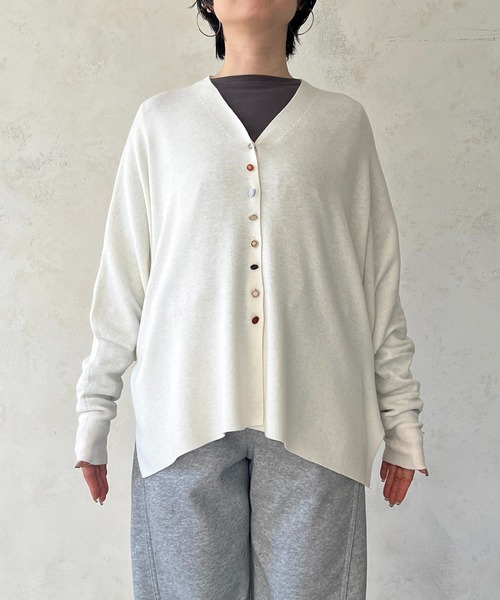 un dix cors（アンディコール）の「ジュエリーカーデ（カーディガン/ボレロ・レディース・ライトグレー/オフホワイト/ブラック/グリーン系その他2・FREE）」の17枚目の写真