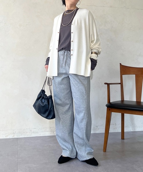 un dix cors（アンディコール）の「ジュエリーカーデ（カーディガン/ボレロ・レディース・ライトグレー/オフホワイト/ブラック/グリーン系その他2・FREE）」の13枚目の写真