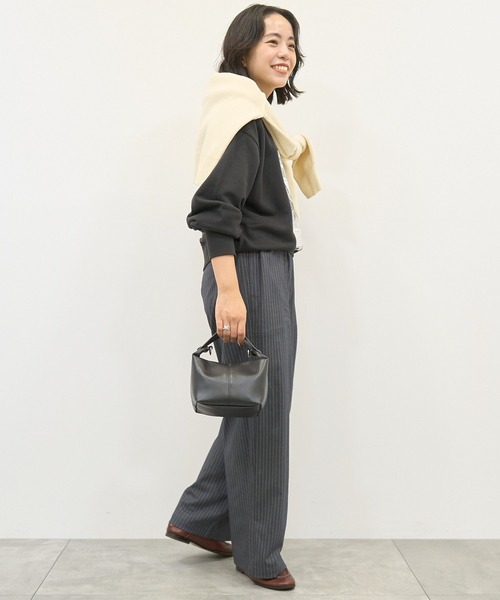 AMERICAN HOLIC(アメリカンホリック)の「News paperロゴスウェット(スウェット・レディース・チャコールグレー/杢グレー/アイボリー・FREE)」の16枚目の写真