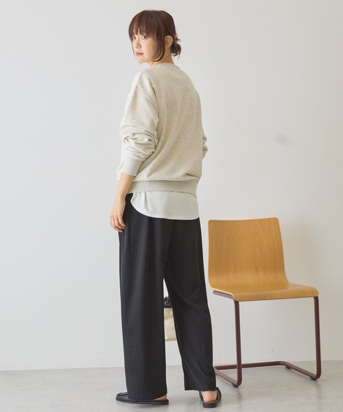 AMERICAN HOLIC(アメリカンホリック)の「News paperロゴスウェット(スウェット・レディース・チャコールグレー/杢グレー/アイボリー・FREE)」の11枚目の写真