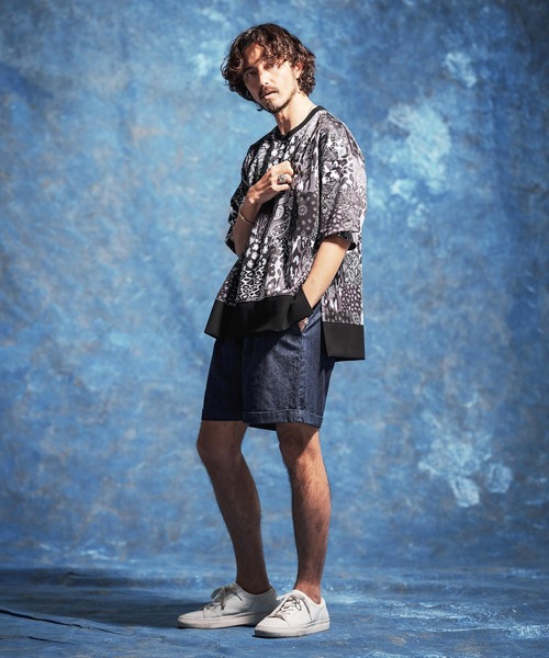 Jih Nunc(ジーヌンク)の「mp14617-7ozデニム裾ロールアップショートパンツ(JIH-R1171)(その他パンツ・メンズ・インディゴブルー/ブルーグリーン/ブルー・S/M/L)」の12枚目の写真