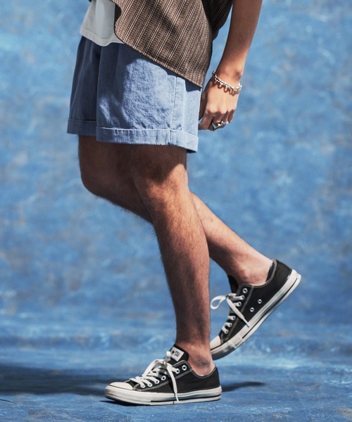 Jih Nunc(ジーヌンク)の「mp14617-7ozデニム裾ロールアップショートパンツ(JIH-R1171)(その他パンツ・メンズ・インディゴブルー/ブルーグリーン/ブルー・S/M/L)」の15枚目の写真