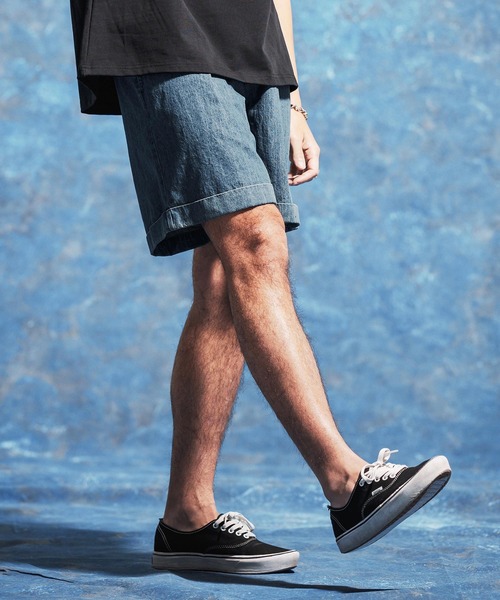 Jih Nunc(ジーヌンク)の「mp14617-7ozデニム裾ロールアップショートパンツ(JIH-R1171)(その他パンツ・メンズ・インディゴブルー/ブルーグリーン/ブルー・S/M/L)」の22枚目の写真