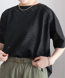 NOMBRE IMPAIR（ノンブルアンペール）の「【予約】ダイヤレース切替　レイヤードプルオーバー（Tシャツ/カットソー）」
